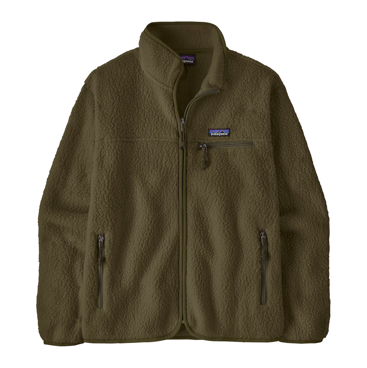 Retro Pile Jacket W, Basin green