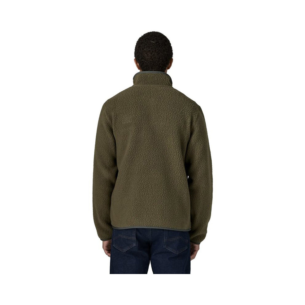 Retro Pile Jacket M, Basin green