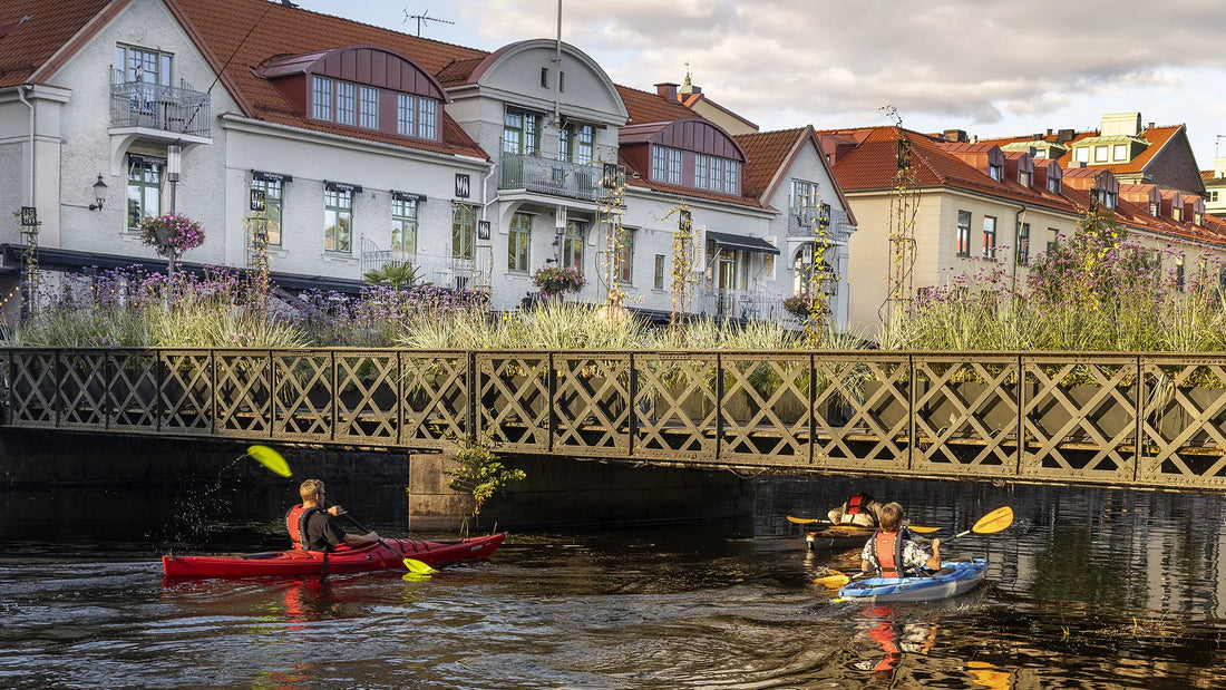 Kajakpaddling i Viskan