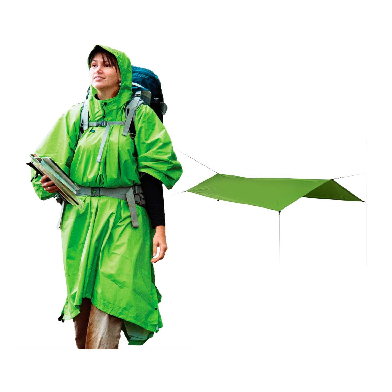 Nylon Tarp Poncho-6