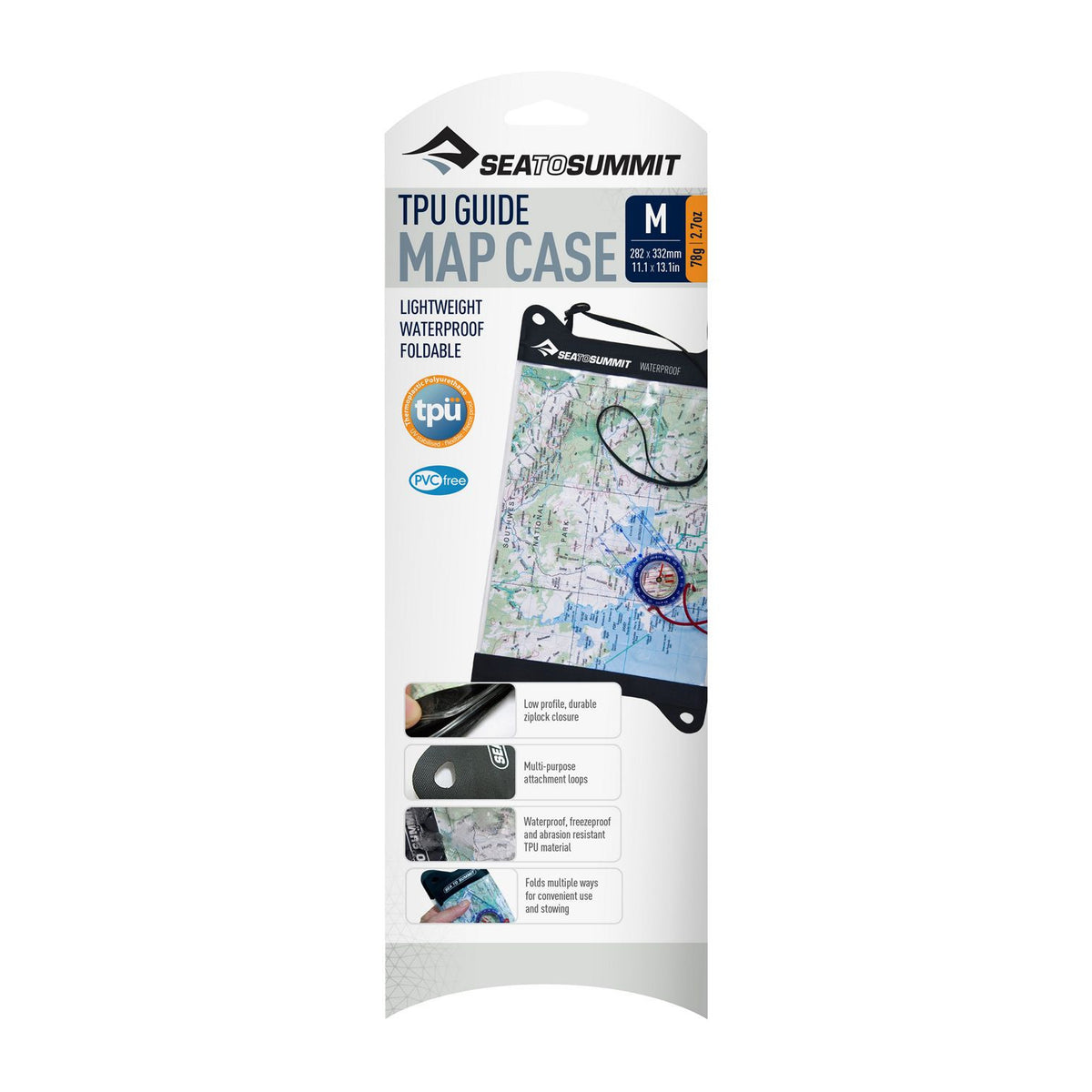 Map Case TPU Waterproof Medium 28x33cm, N/a