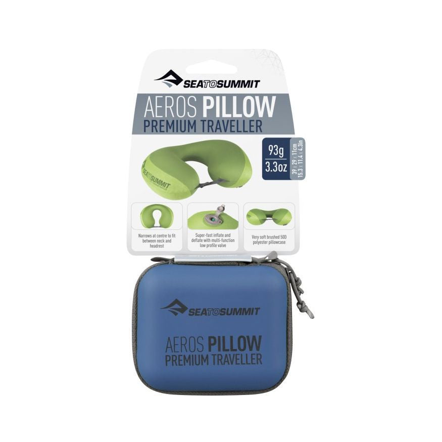 Pillow Aeros Premium Traveller, Navy blue