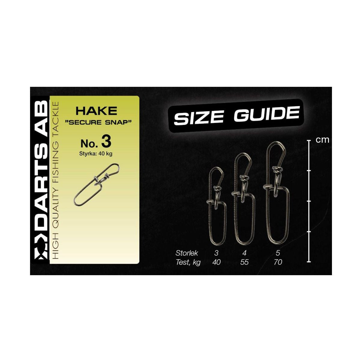 Darts Hake Secure Snap, 5