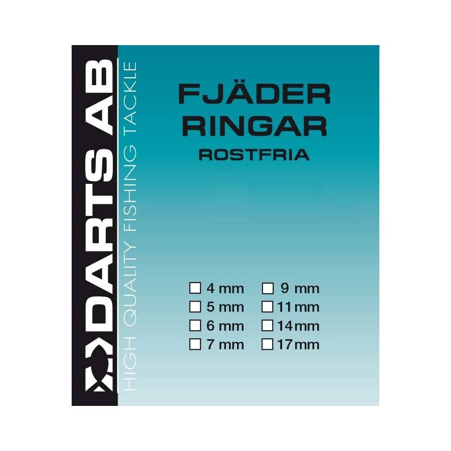 Darts Fjäderringar, 4 mm
