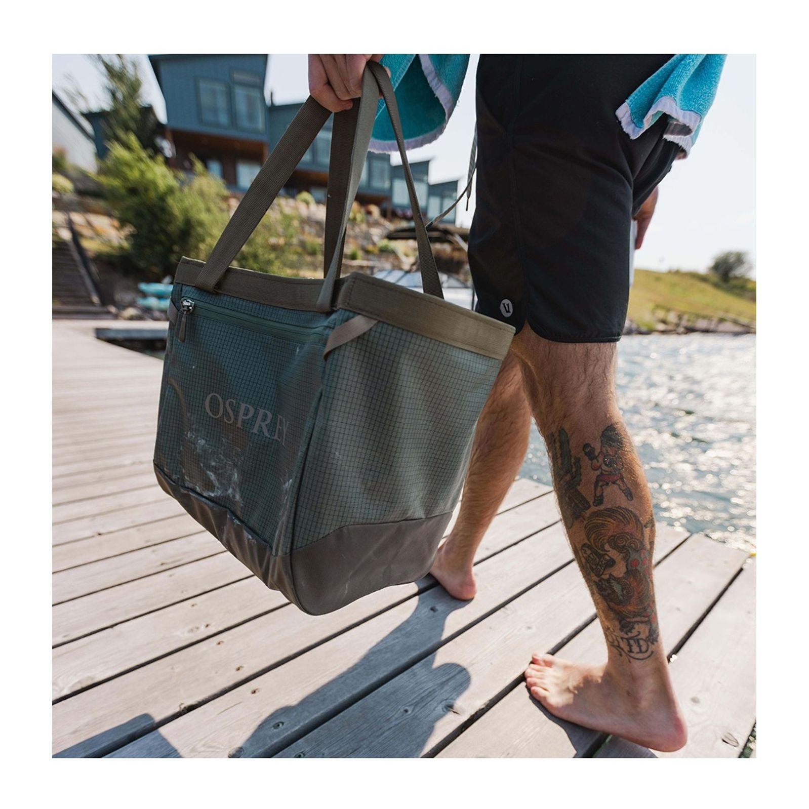 Transporter Gear Tote 28L, Black raven