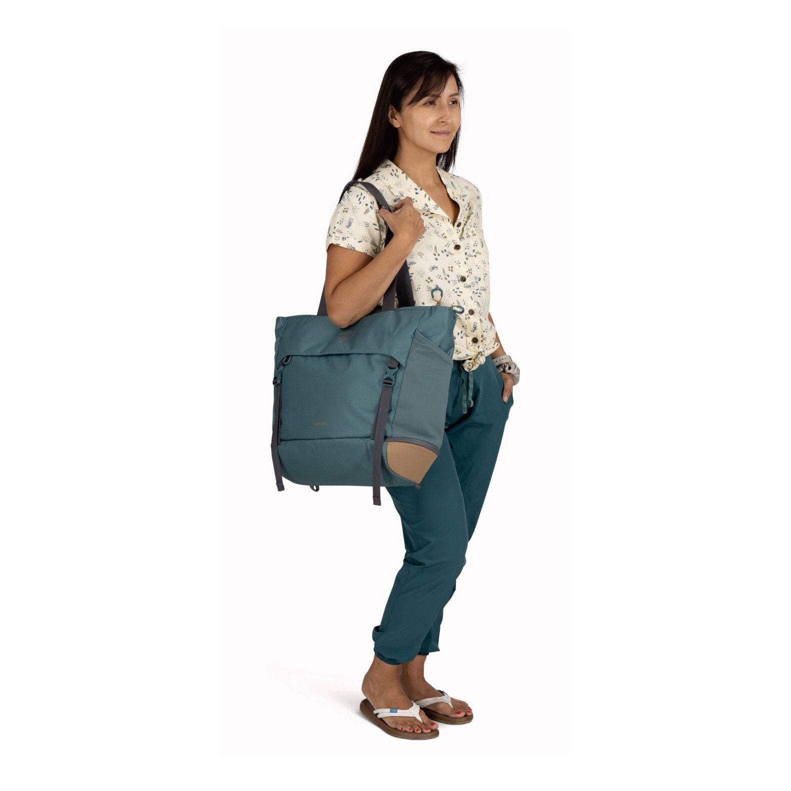 Daylite Large Tote Pack 26, Cascade blue latte brown