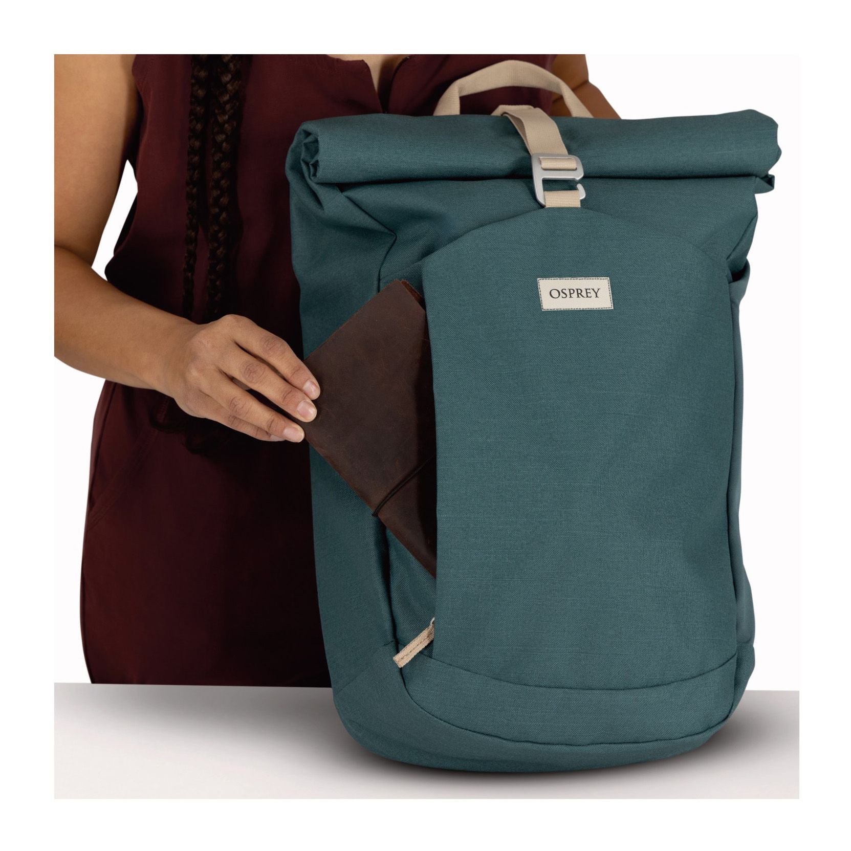 Arcane Roll Top Pack 24, Cascade blue