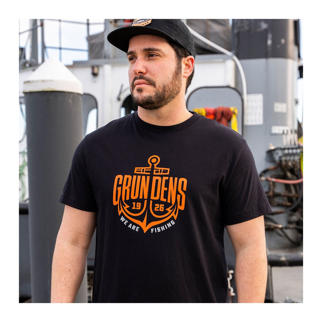 Logo Anchor SS T-Shirt, Black