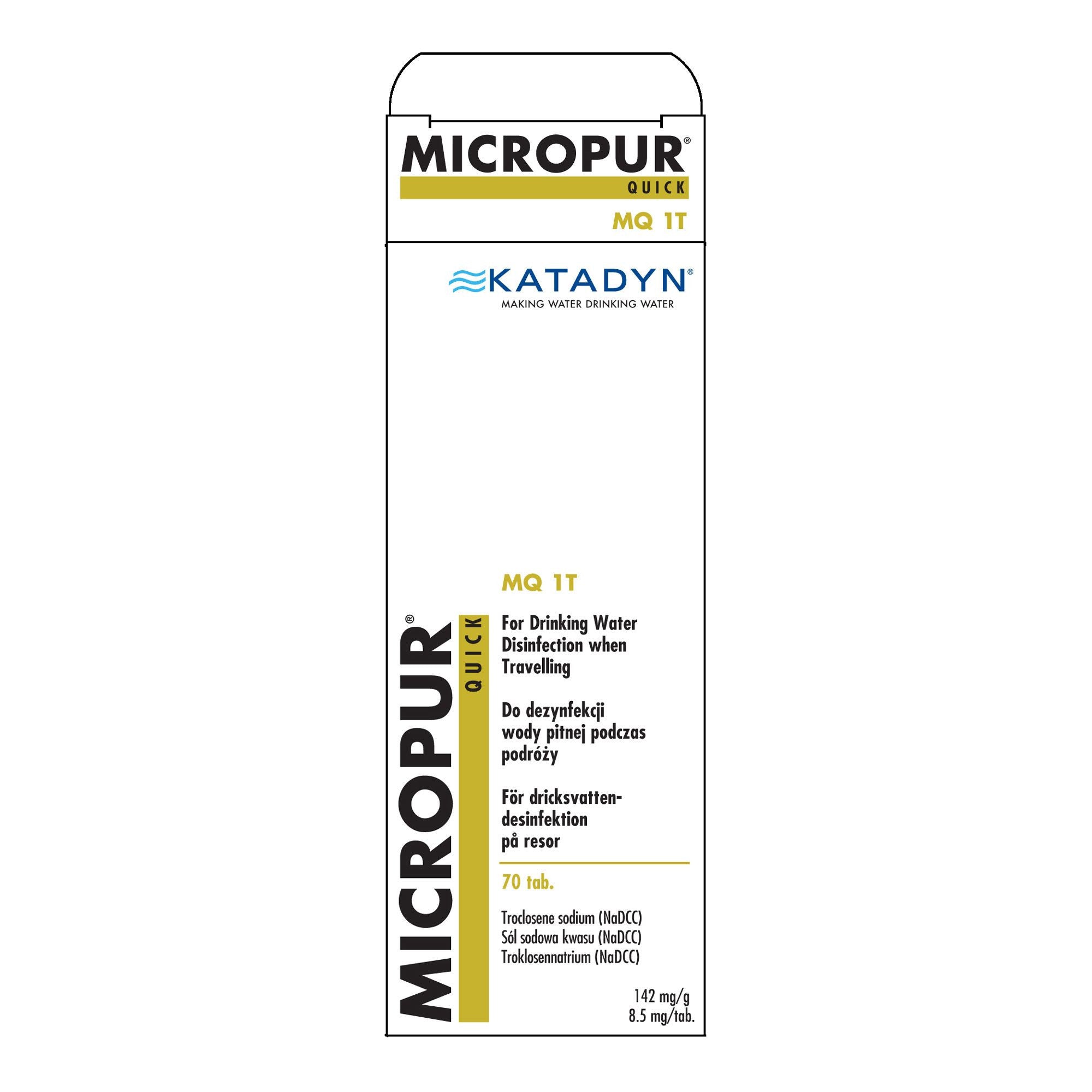 Vattenreningstabletter Micropur Quick-1