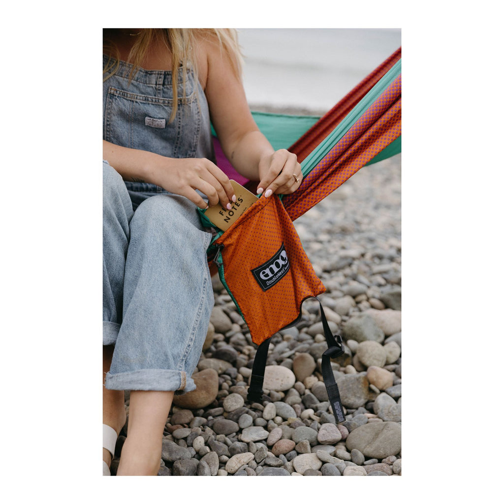 Hammock DoubleNest Print, Mountains to sea grey