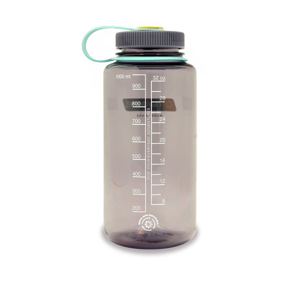 Flaska 1,0 L Wide Mouth, Aubergine