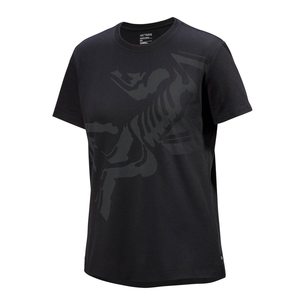 Bird Cotton T-Shirt SS W, Black
