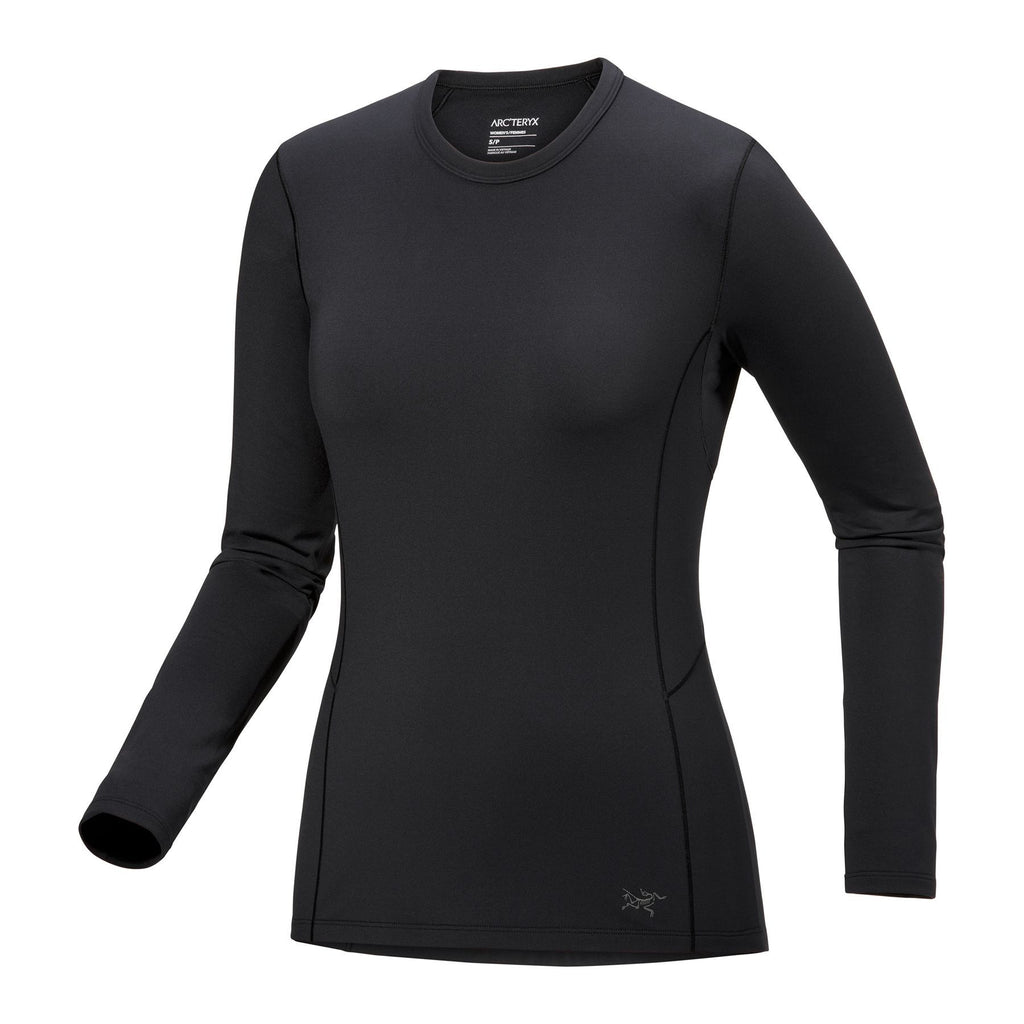 Rho Crew Neck Ls W, Black