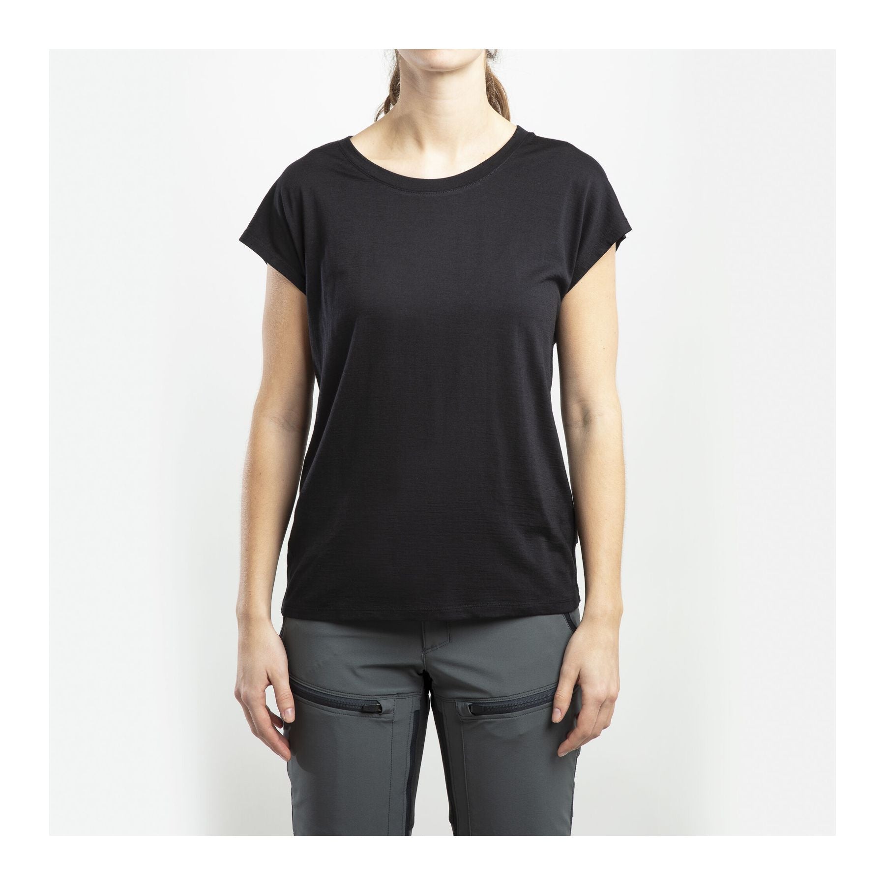 Gimmer Merino Lt Top W, Black