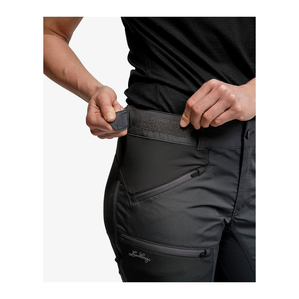 Makke High Waist Curved Pant W, Black