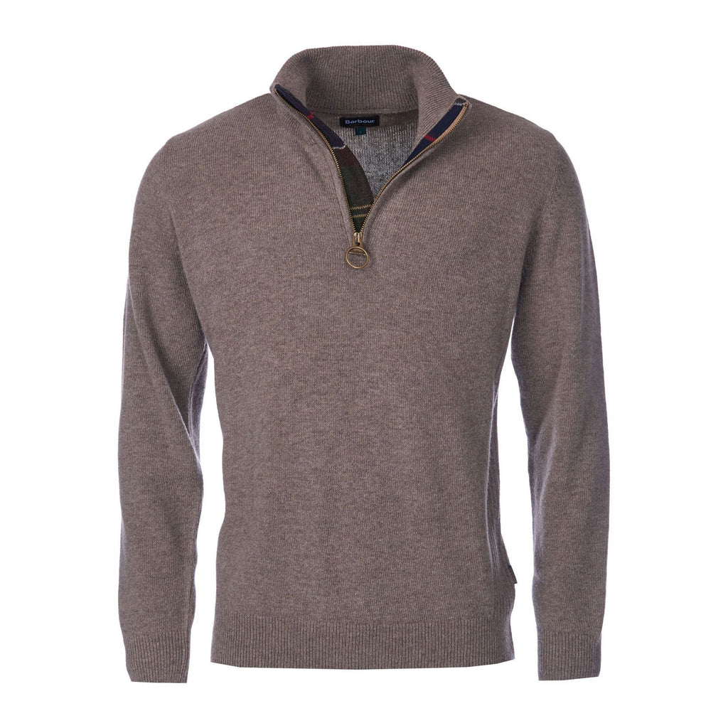 Holden Half Zip Knitted Jumper, Military marl