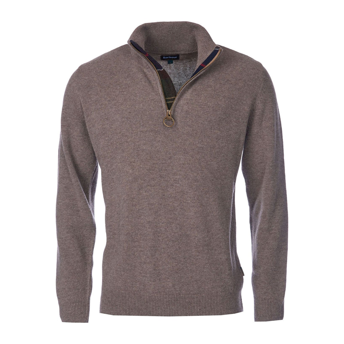 Holden Half Zip Knitted Jumper, Military marl