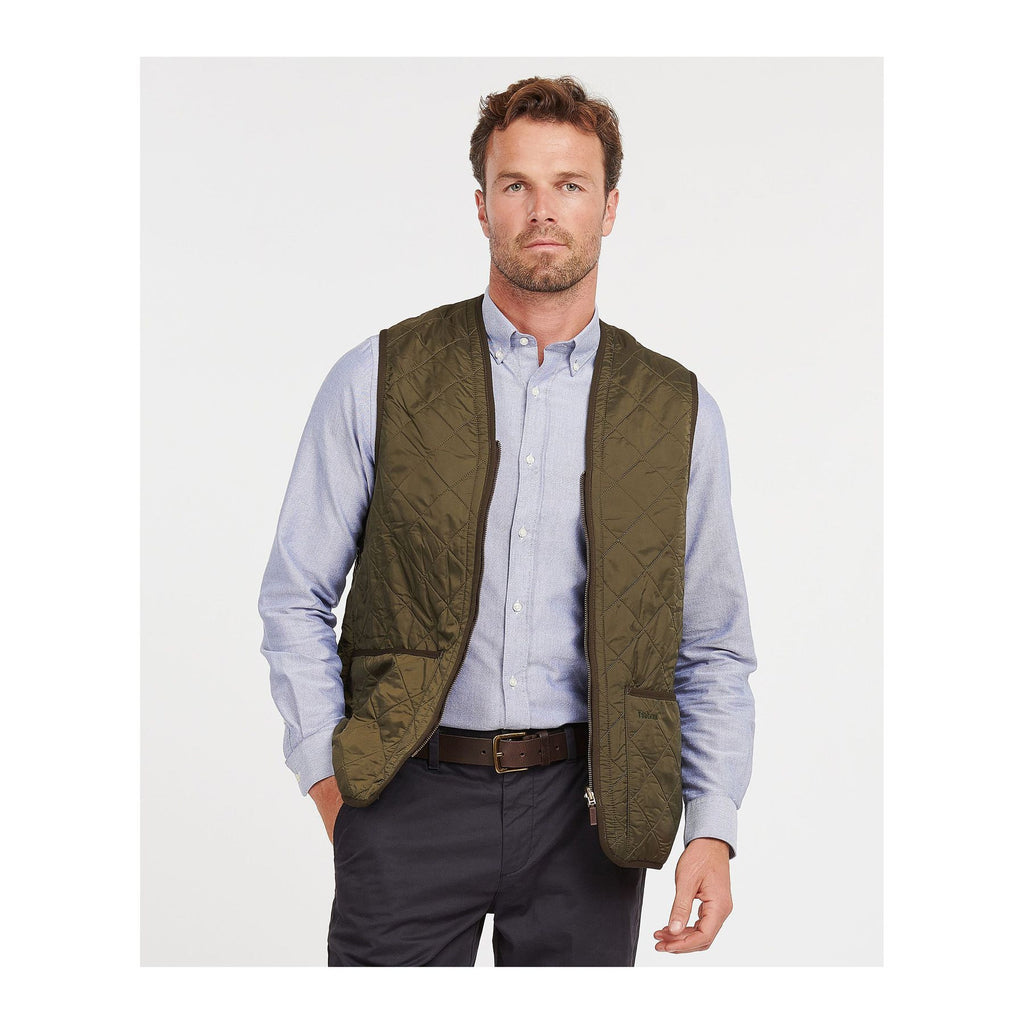 Polarquilt Waistcoat/Zip-In Liner, Olive