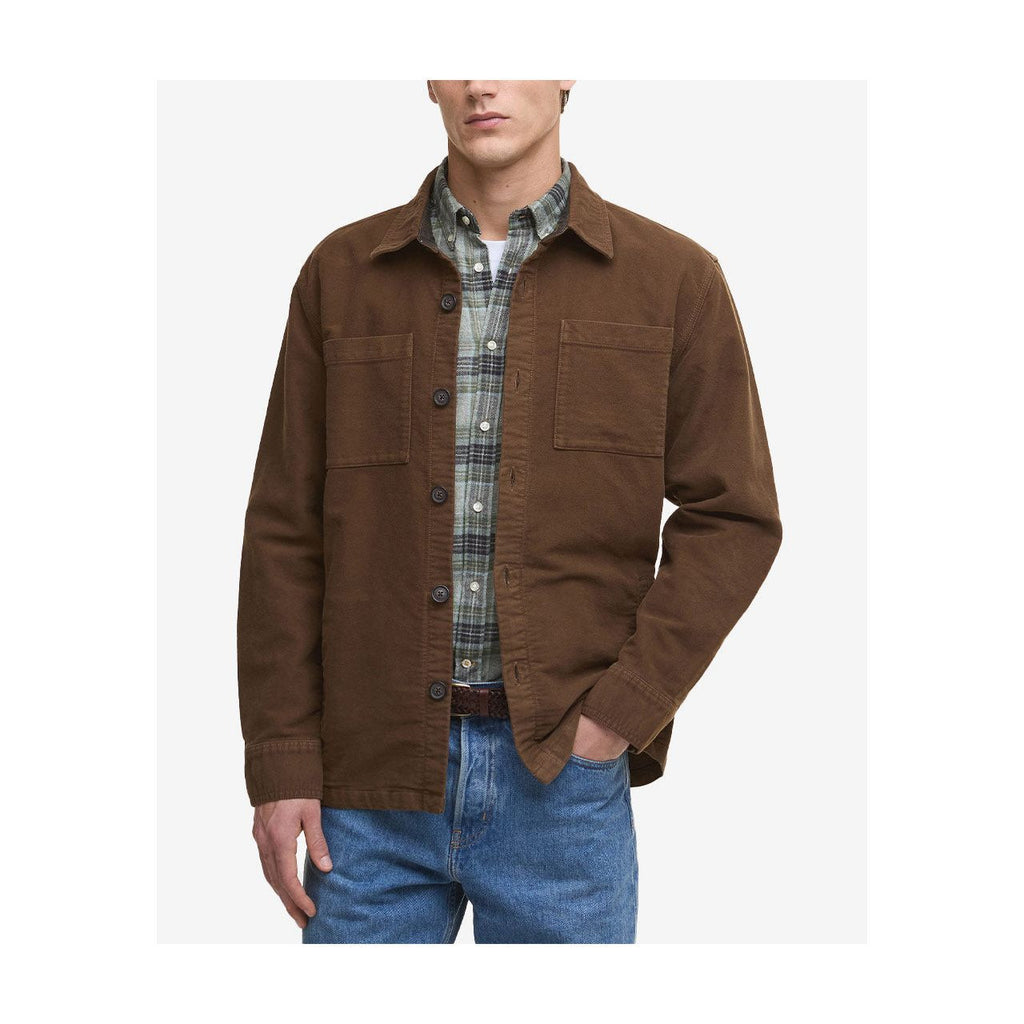 Moleskin Overshirt, Dark sand