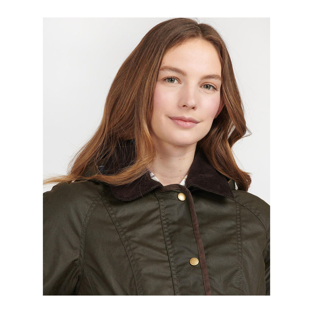 Bower Wax Jacket W, Olive