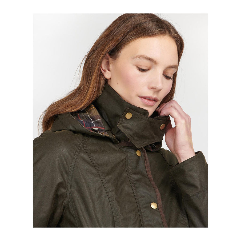 Bower Wax Jacket W, Olive