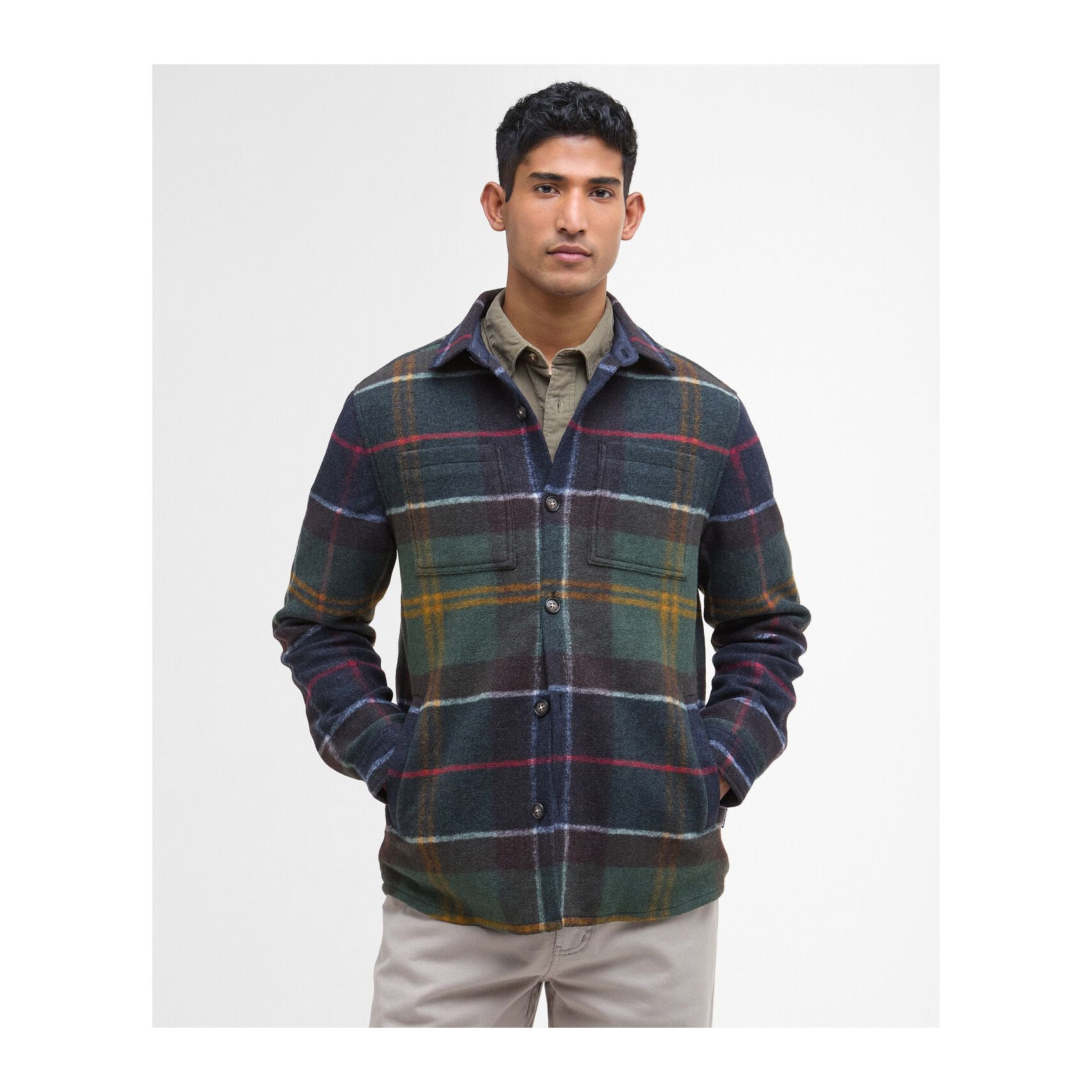 Chapter Tailored Check Overshirt, Classic tartan