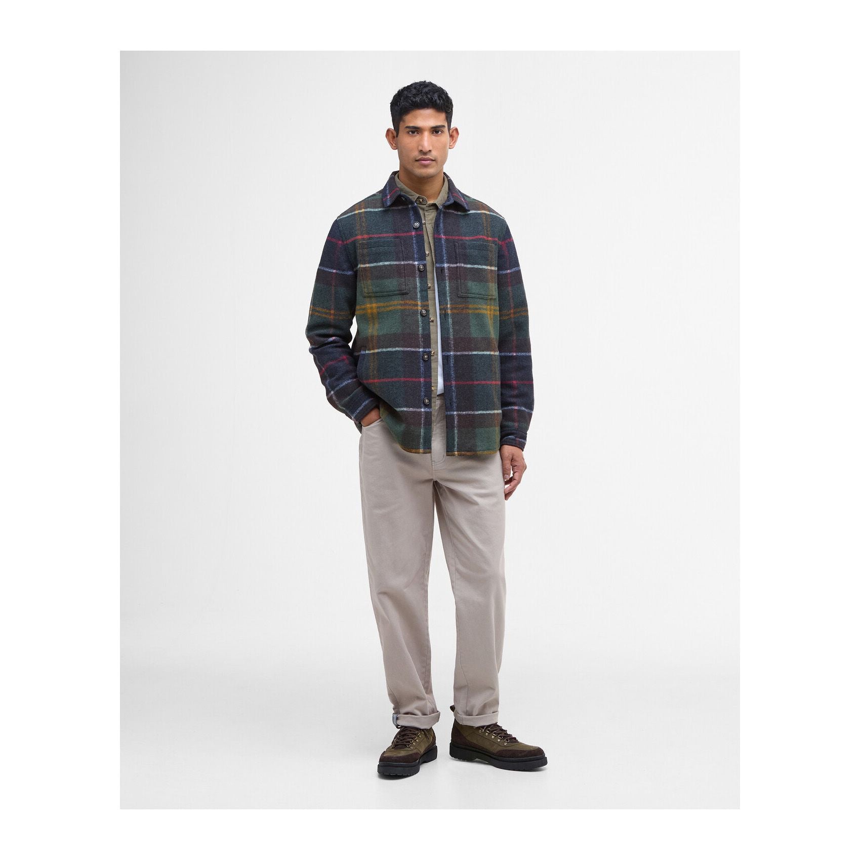 Chapter Tailored Check Overshirt, Classic tartan