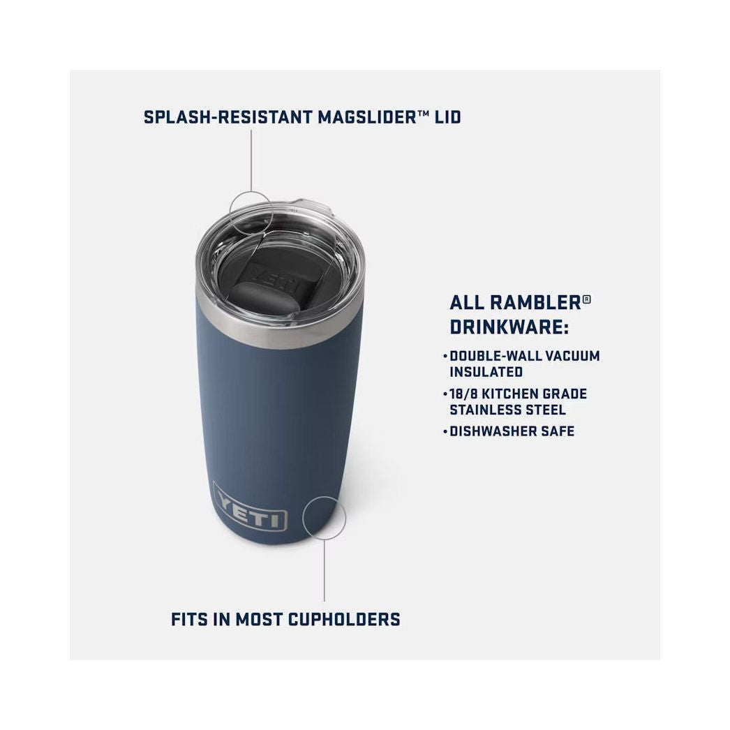 Rambler 10 Oz (296 ML) Tumbler, Navy