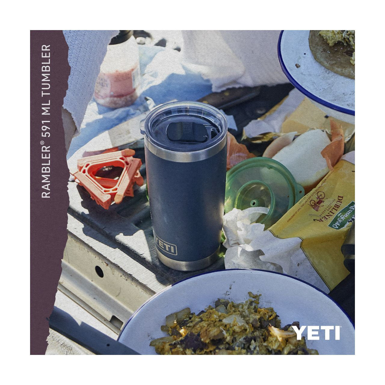 Rambler 20 Oz (591 ML) Tumbler, Rescue red