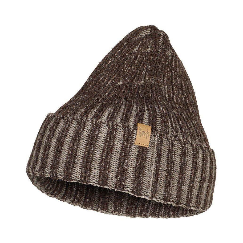 NLS Rib hat, Chocolate mouliné
