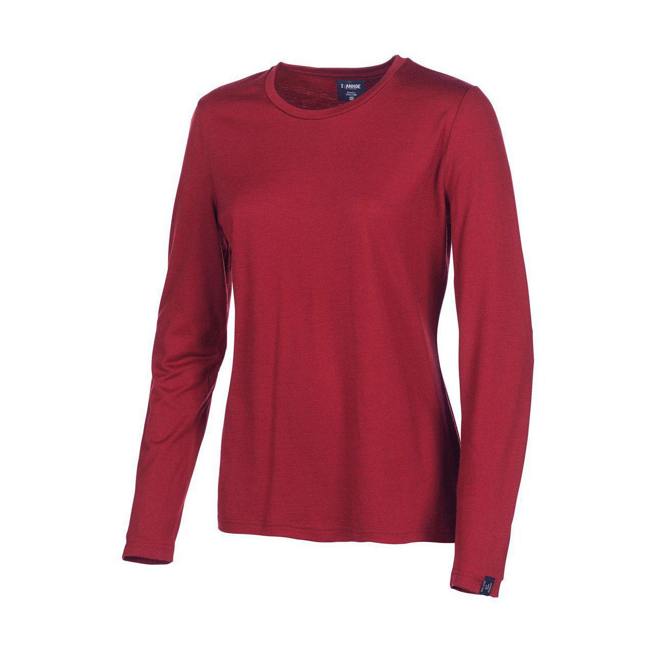 UW Merino long sleeve W, Royal cherry