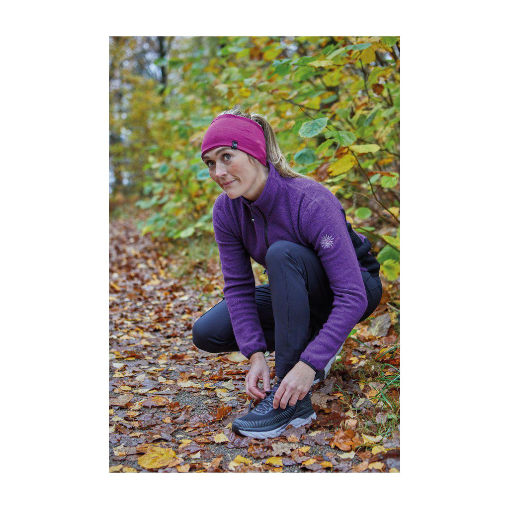 Underwool headband, Royal cherry