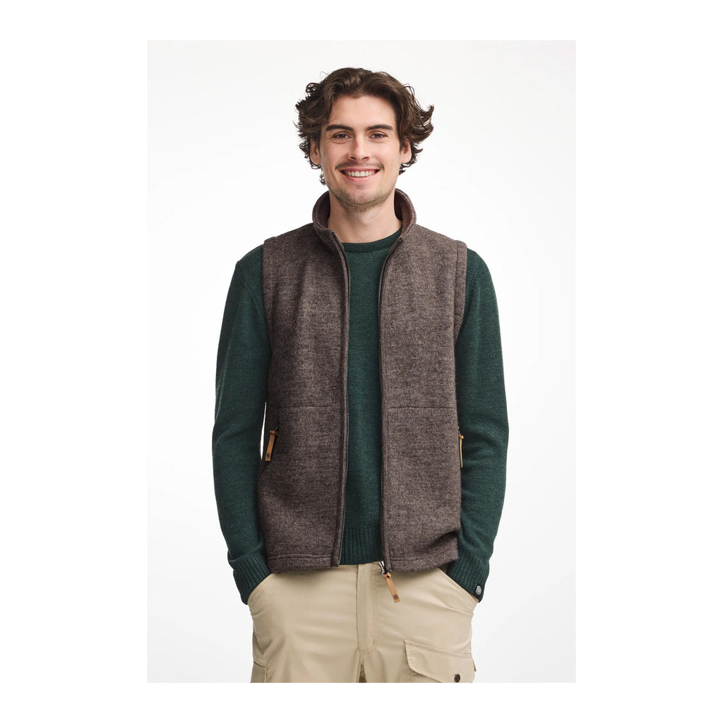 NLS Barley vest M, Nutmeg