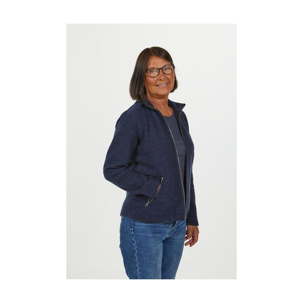 Bella full zip W, Light blue