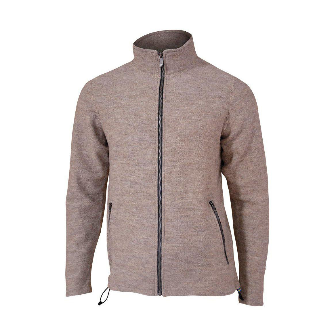 Bruno full zip M, Stone
