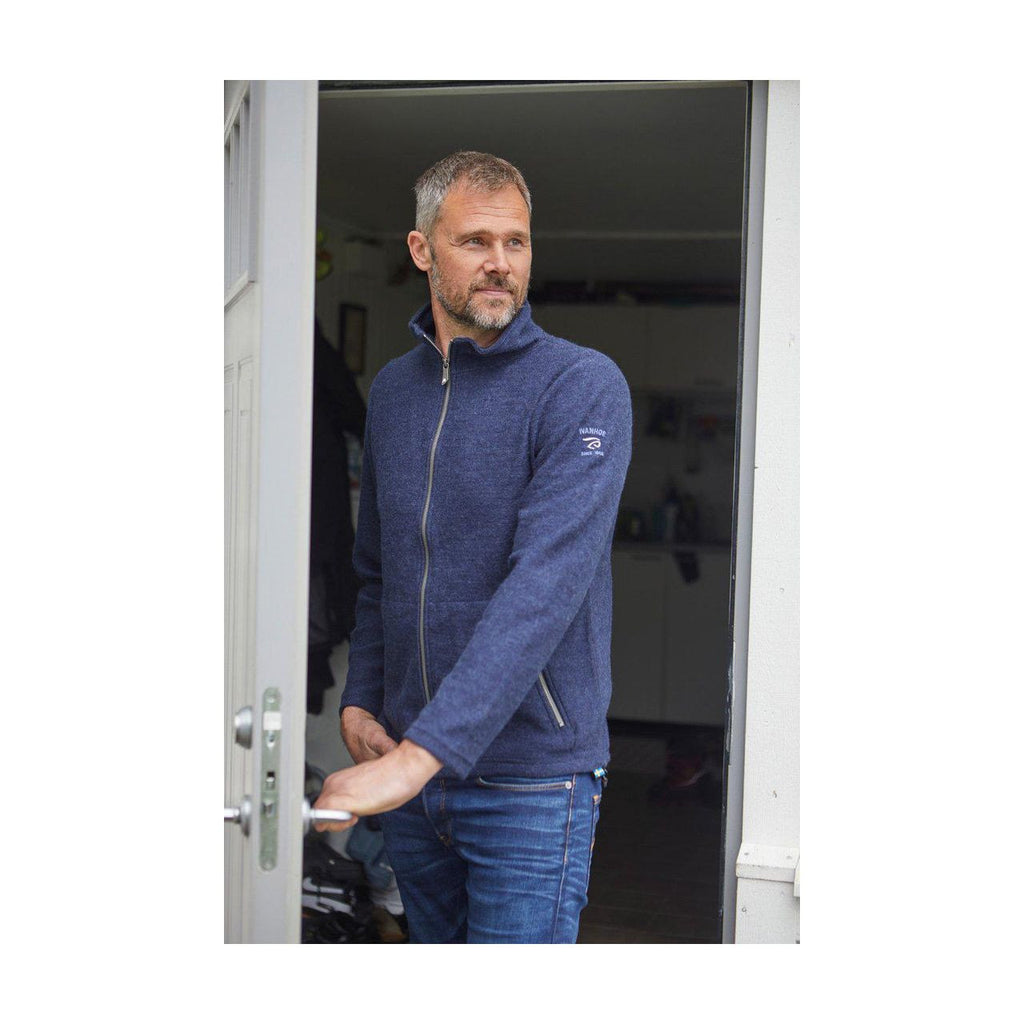 Bruno full zip M, Stone