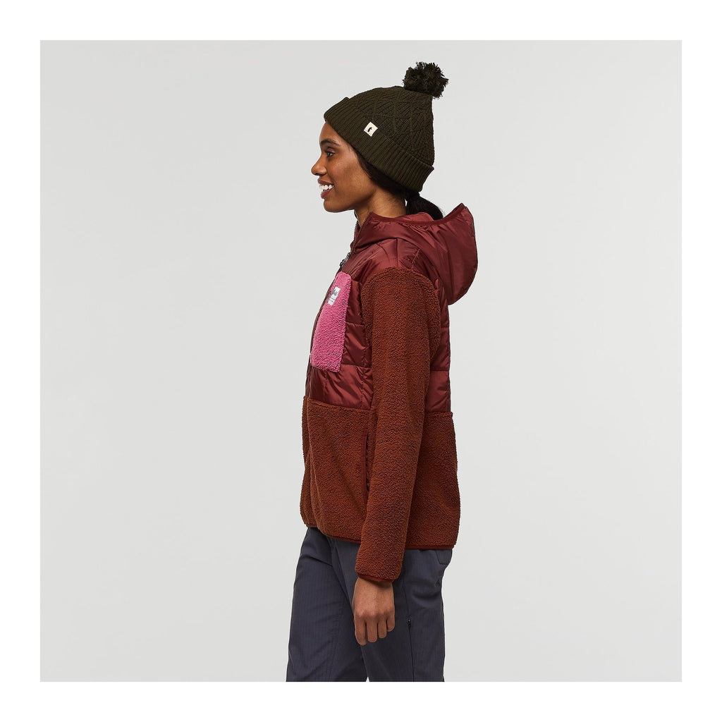 Trico Hybrid Hooded Jacket W, Rusty and rusty