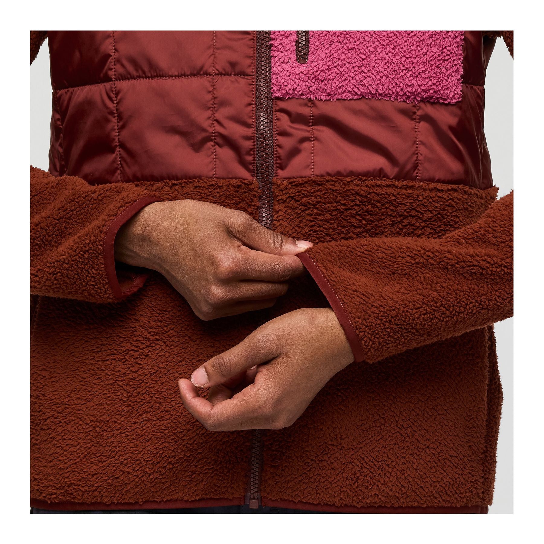 Trico Hybrid Hooded Jacket W, Rusty and rusty