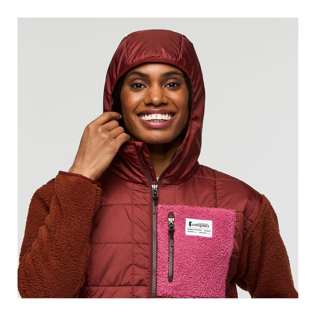 Trico Hybrid Hooded Jacket W, Rusty and rusty