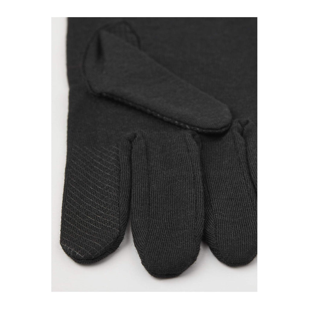 Merino Wool Liner Long - 5 finger, Black