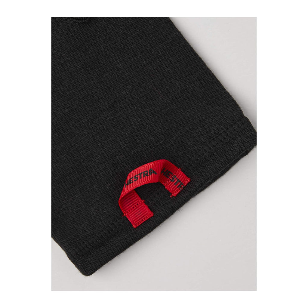 Merino Wool Liner Long - 5 finger, Black
