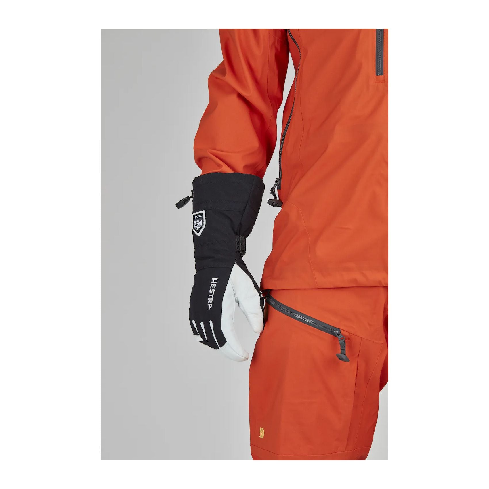 Army Leather Heli Ski, Black