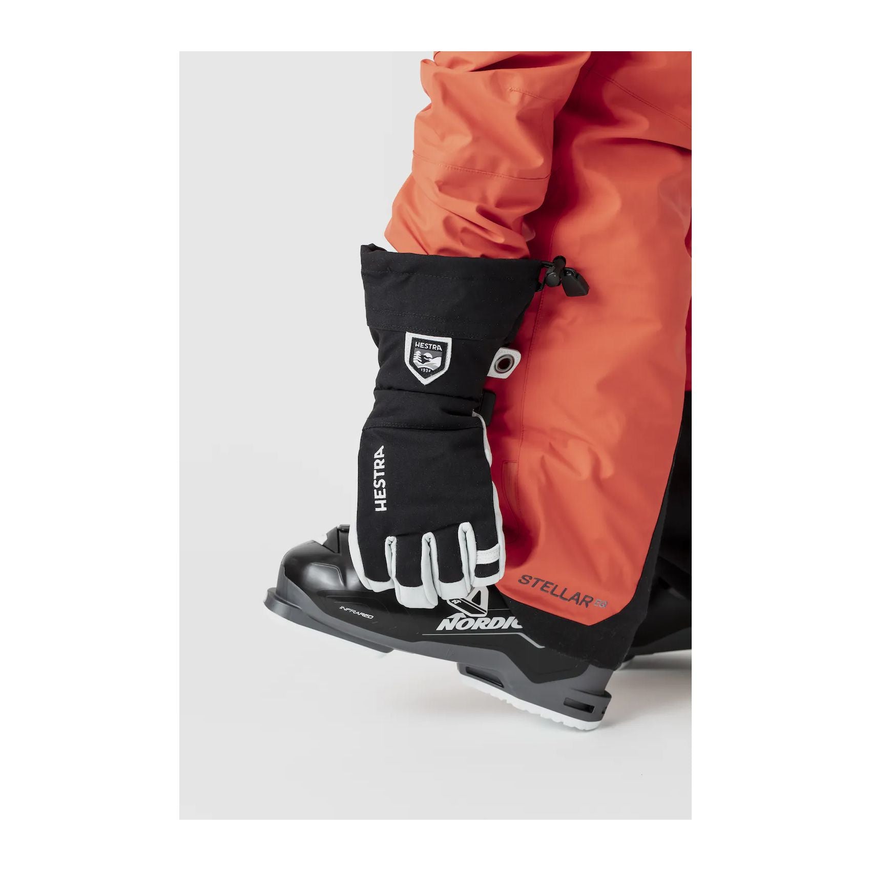 Army Leather Heli Ski, Black