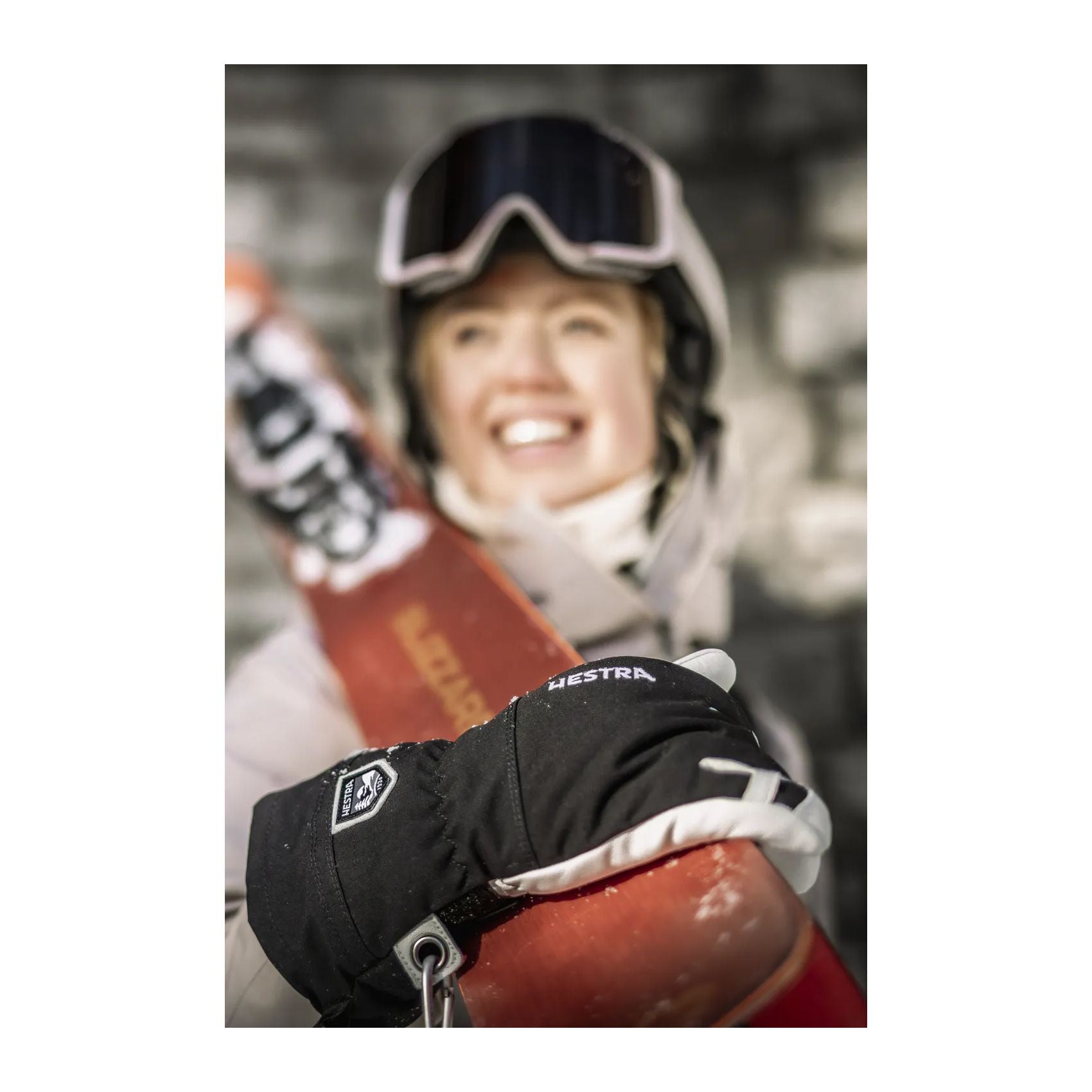 Army Leather Heli Ski, Black