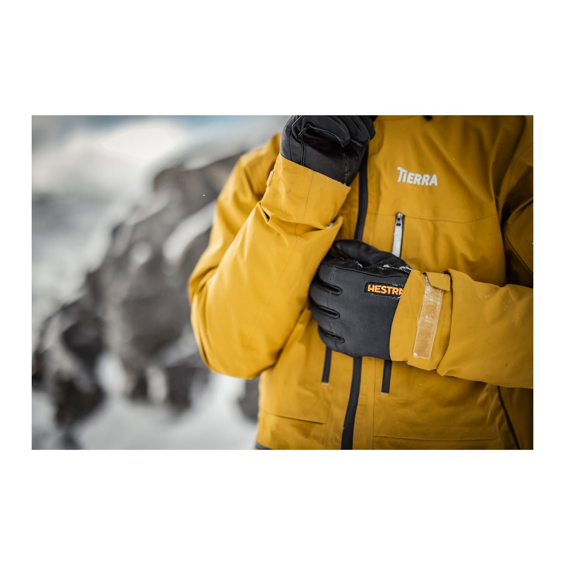 Army Leather Wool Terry - 5 finger Cork, Cork