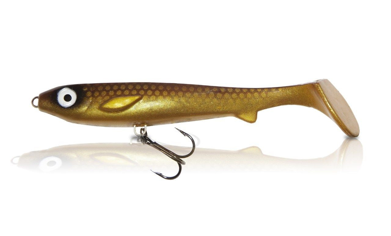 Flatnose Shad 12cm med Rigg 3-pack, Golddigger