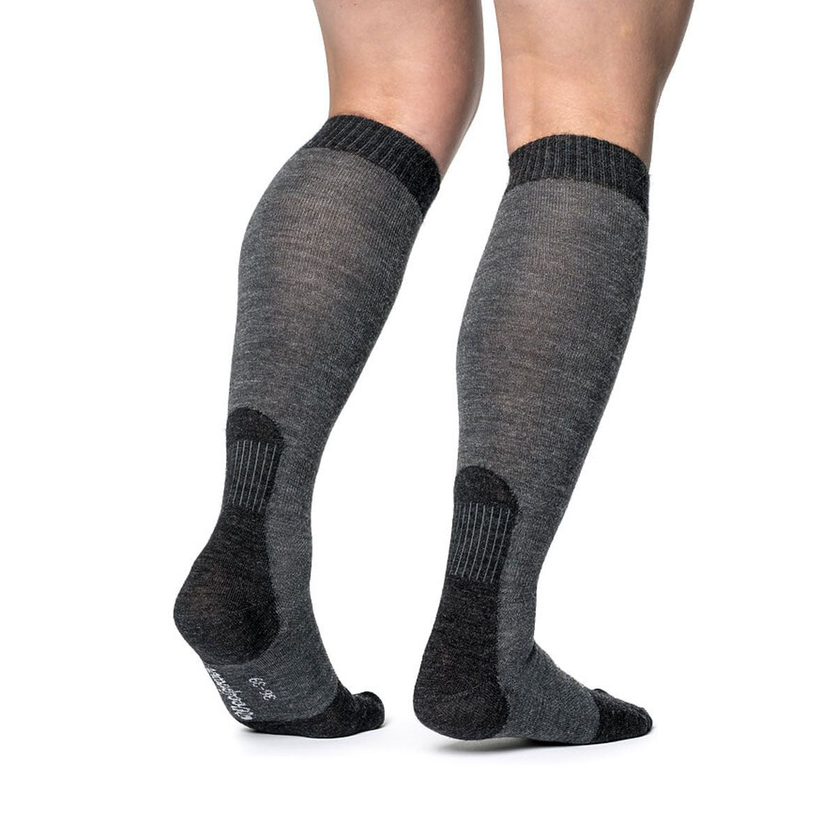Socks Skilled Liner Knee-High, Dark grey/grey