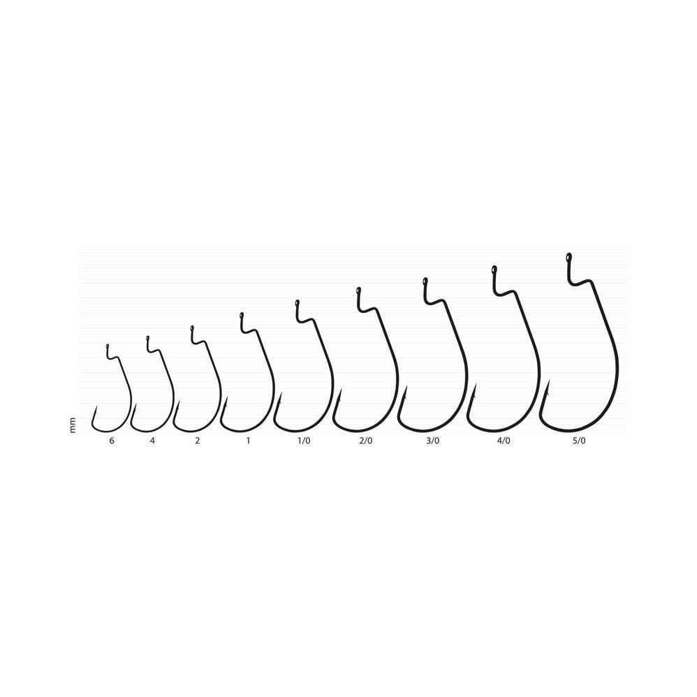 Hook Offset Forged (3pcs), N/a