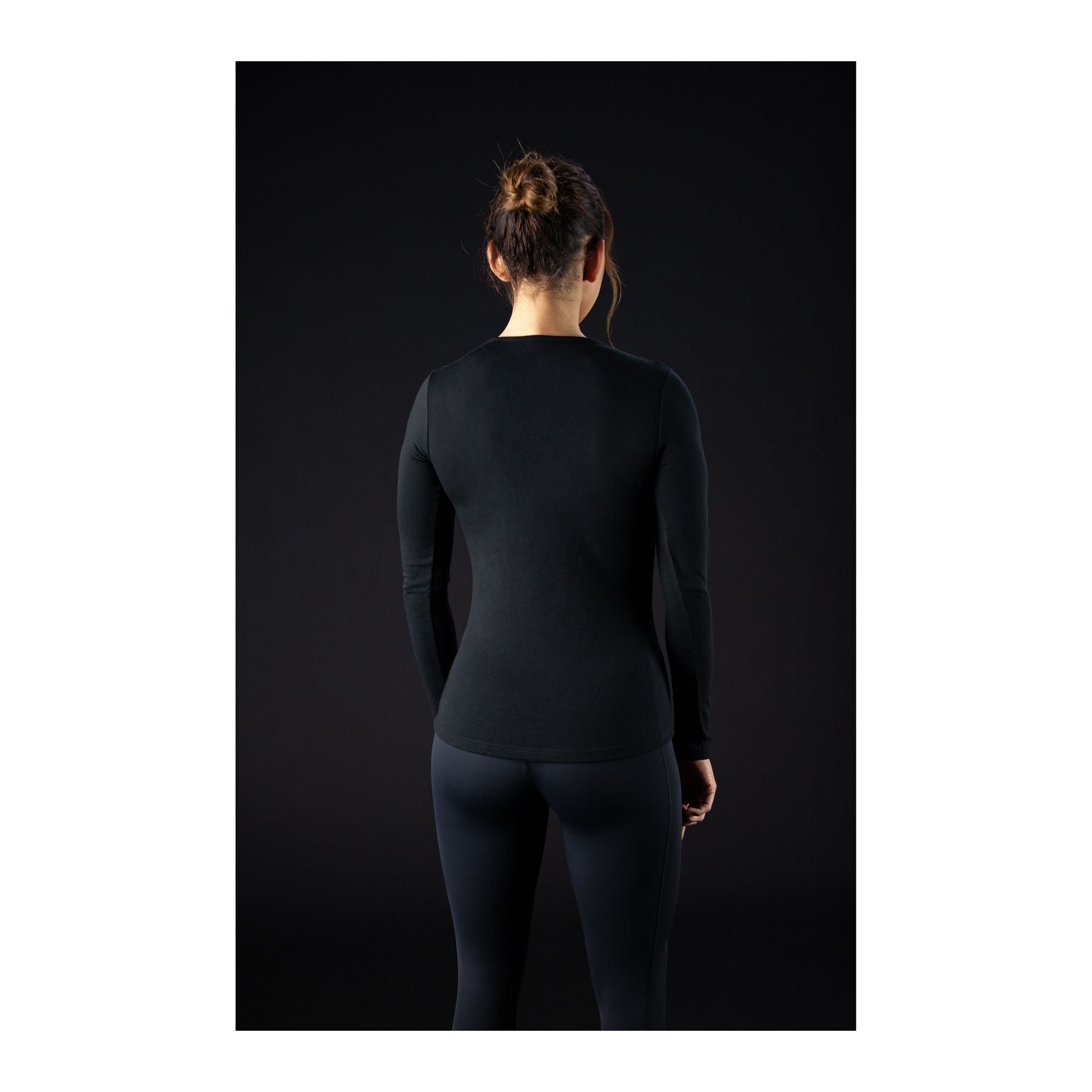 Beryllona Merino Top W, Black