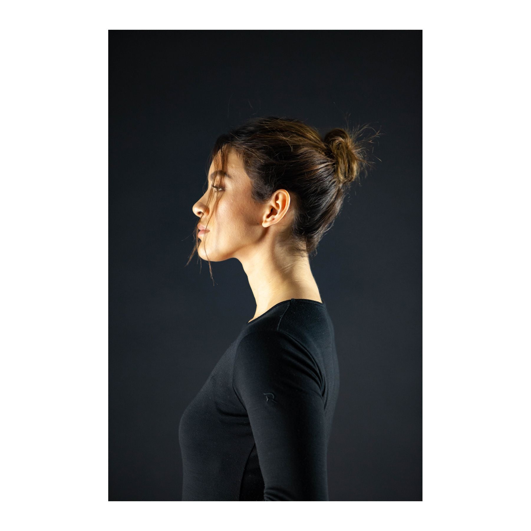 Beryllona Merino Top W, Black